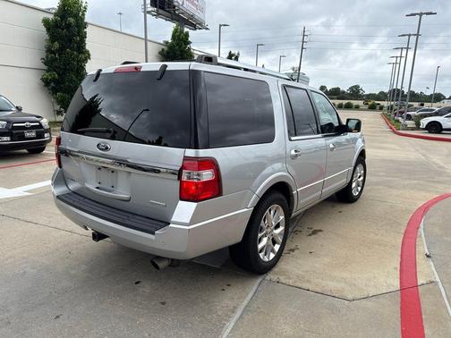 White Platinum Metallic Tri-Coat 2015 Ford Expedition Limited
