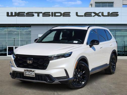 Platinum White Pearl 2025 Honda CR-V Hybrid Sport FWD