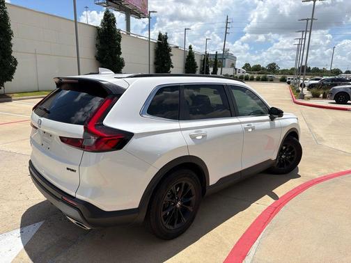 Platinum White Pearl 2025 Honda CR-V Hybrid Sport FWD