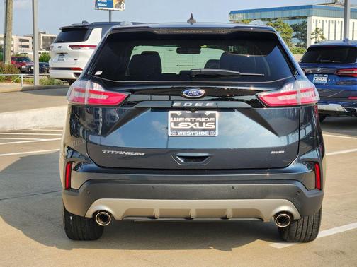 Stone Blue Metallic 2024 Ford Edge Titanium