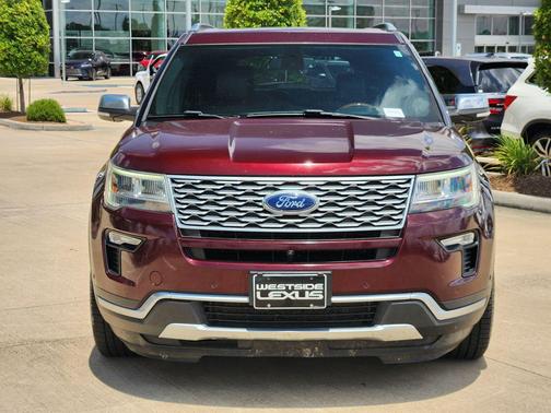 Burgundy 2018 Ford Explorer Platinum