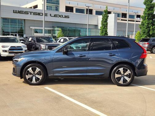 Denim Blue Metallic 2023 Volvo XC60 Recharge Plug-In Hybrid T8 Plus Dark Theme