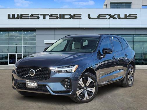 Denim Blue Metallic 2023 Volvo XC60 Recharge Plug-In Hybrid T8 Plus Dark Theme