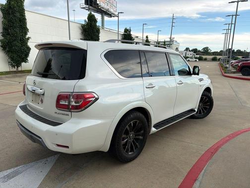 Pearl White 2019 Nissan Armada Platinum