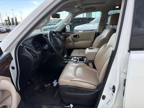Pearl White 2019 Nissan Armada Platinum