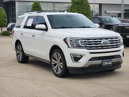 Star White Metallic Tri-Coat 2020 Ford Expedition Limited