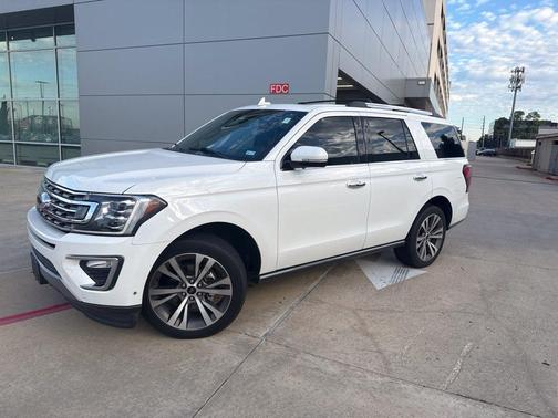 Star White Metallic Tri-Coat 2020 Ford Expedition Limited