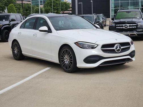 White 2022 Mercedes-Benz C-Class Sedan