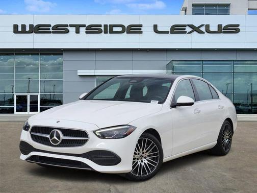 White 2022 Mercedes-Benz C-Class Sedan