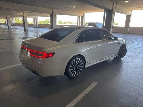 White 2017 Lincoln Continental Black Label