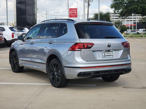 Silver Metallic 2022 Volkswagen Tiguan 2.0T SE R-Line Black