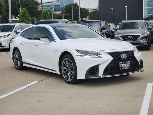 White 2020 Lexus LS 500 F Sport