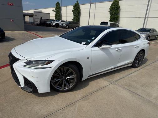 White 2020 Lexus LS 500 F Sport