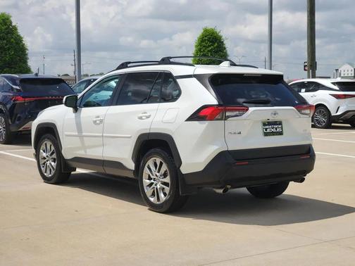 White 2021 Toyota RAV4 XLE Premium