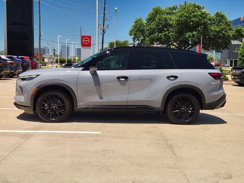 Harbor Gray/Obsidian Black 2025 INFINITI QX60 AUTOGRAPH