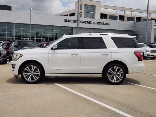 Star White Metallic Tri-Coat 2020 Ford Expedition Platinum