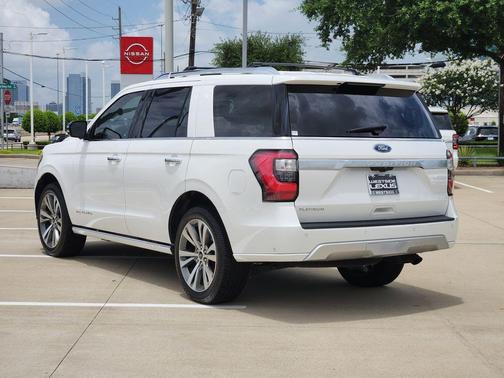 Star White Metallic Tri-Coat 2020 Ford Expedition Platinum