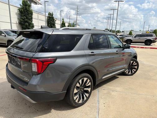 Gray Metallic 2025 Ford Explorer Platinum