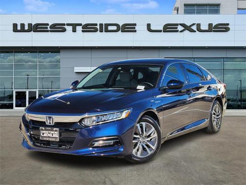 Blue 2018 Honda Accord Hybrid EX-L Sedan