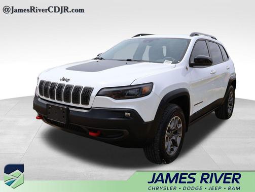 Bright White Clearcoat 2022 Jeep Cherokee Trailhawk