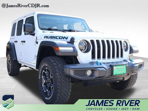 Bright White Clearcoat 2023 Jeep Wrangler 4xe Rubicon