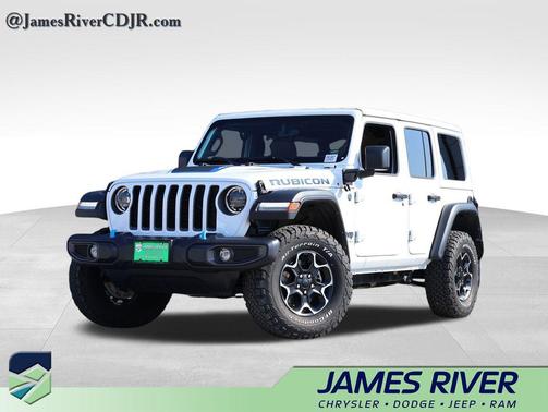 Bright White Clearcoat 2023 Jeep Wrangler 4xe Rubicon