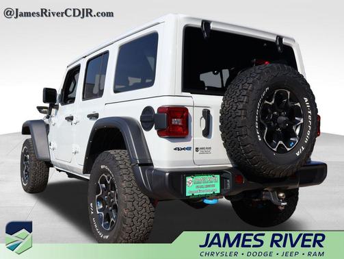 Bright White Clearcoat 2023 Jeep Wrangler 4xe Rubicon