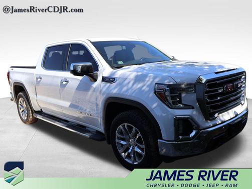 Summit White 2019 GMC Sierra 1500 SLT