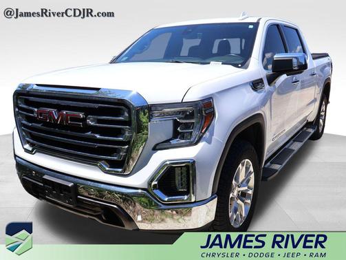 Summit White 2019 GMC Sierra 1500 SLT