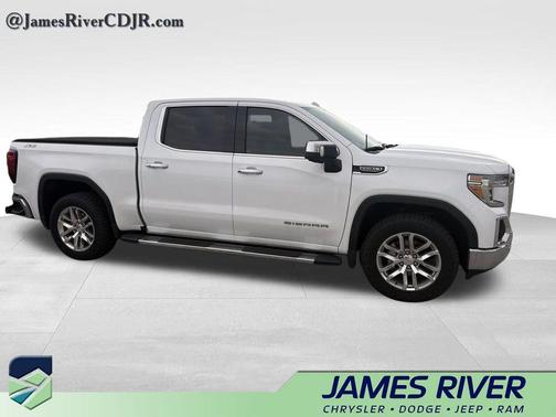 Summit White 2019 GMC Sierra 1500 SLT