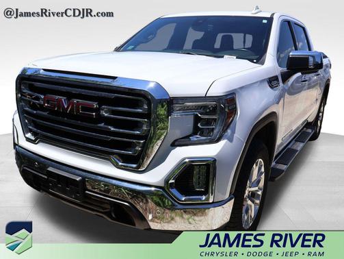 Summit White 2019 GMC Sierra 1500 SLT