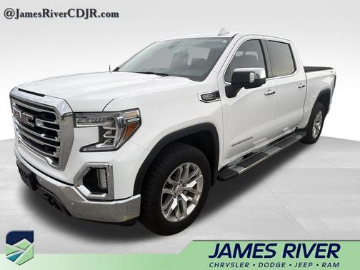 Summit White 2019 GMC Sierra 1500 SLT