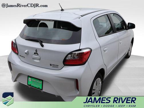 White Diamond 2024 Mitsubishi Mirage ES