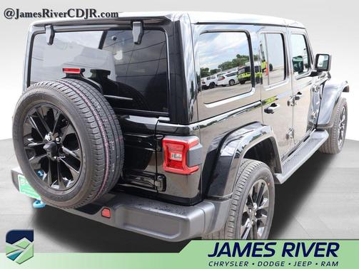 Black Clearcoat 2023 Jeep Wrangler 4xe Sahara