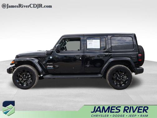 Black Clearcoat 2023 Jeep Wrangler 4xe Sahara