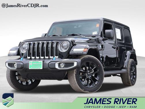 Black Clearcoat 2023 Jeep Wrangler 4xe Sahara