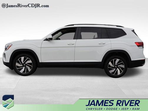 Pure White 2025 Volkswagen Atlas 2.0T SE w/Technology 4MOTION
