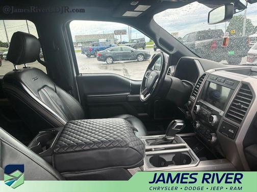Star White Metallic Tri-Coat 2020 Ford F-150 Platinum