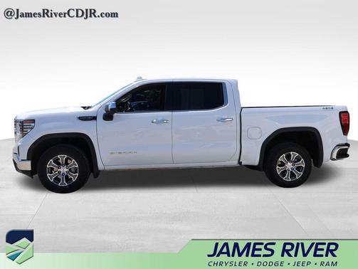 Summit White 2024 GMC Sierra 1500 SLT