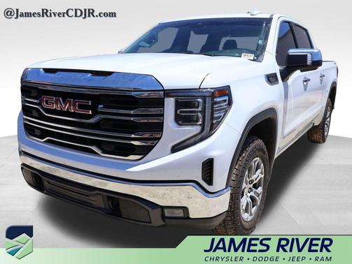 Summit White 2024 GMC Sierra 1500 SLT