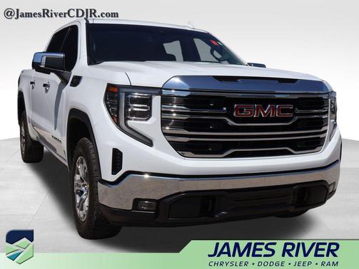 Summit White 2024 GMC Sierra 1500 SLT