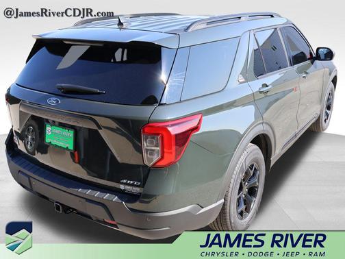 Forged Green Metallic 2021 Ford Explorer Timberline