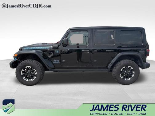 Black Clearcoat 2024 Jeep Wrangler 4xe Rubicon X