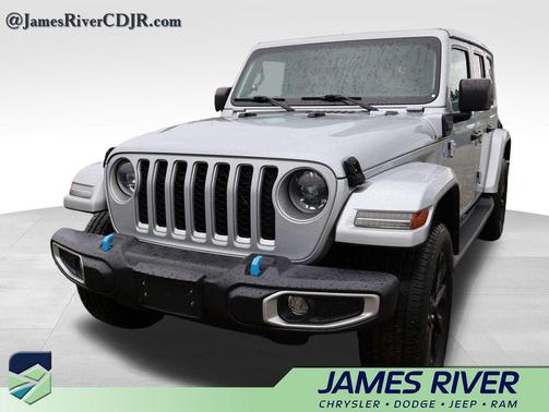 Silver Zynith Clearcoat 2023 Jeep Wrangler 4xe Sahara