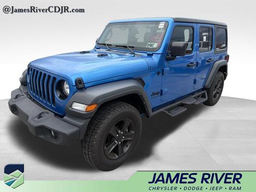 Hydro Blue Pearlcoat 2022 Jeep Wrangler Unlimited Sport Altitude