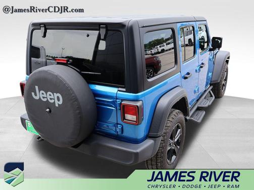 Hydro Blue Pearlcoat 2022 Jeep Wrangler Unlimited Sport Altitude