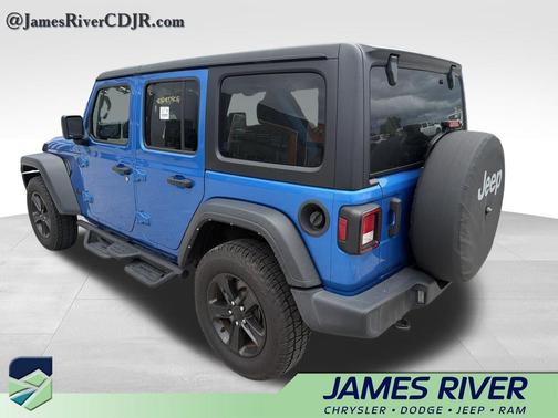Hydro Blue Pearlcoat 2022 Jeep Wrangler Unlimited Sport Altitude