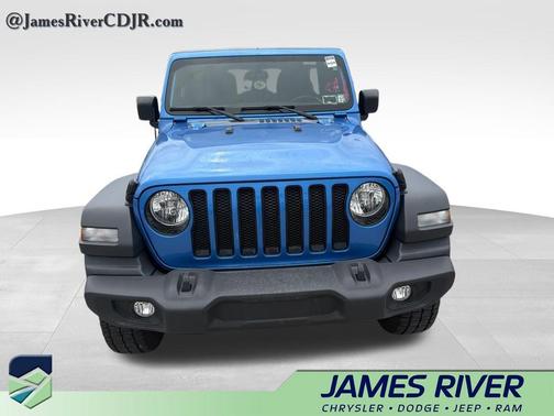 Hydro Blue Pearlcoat 2022 Jeep Wrangler Unlimited Sport Altitude