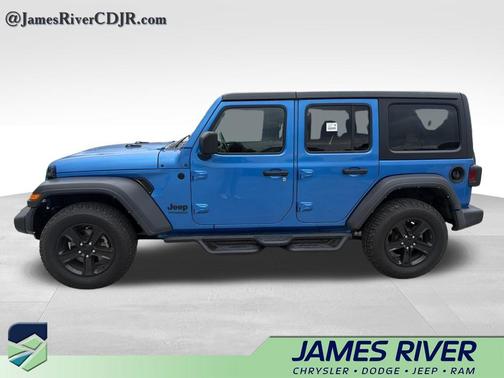 Hydro Blue Pearlcoat 2022 Jeep Wrangler Unlimited Sport Altitude