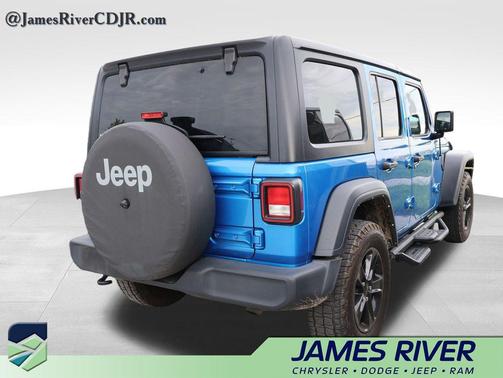 Hydro Blue Pearlcoat 2022 Jeep Wrangler Unlimited Sport Altitude